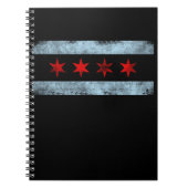 Chicago Flag Skyline Apparel Notitieboek (Voorkant)