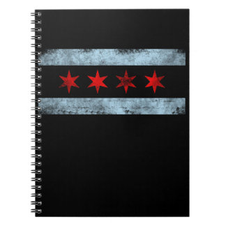 Chicago Flag Skyline Apparel Notitieboek
