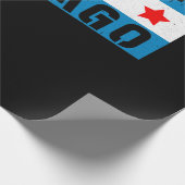  Chicago Flag Skyline Cadeaupapier (Hoek)