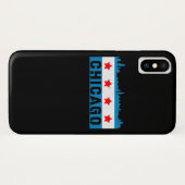Chicago Flag Skyline Case-Mate iPhone Case (Achterkant (horizontaal))