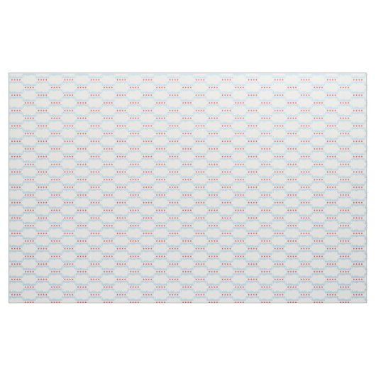 Chicago Flag Skyline Pattern Stof (Yard (91,4 cm))