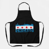  Chicago Flag Skyline Schort (Voorkant)