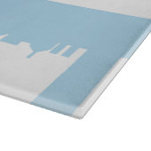 Chicago Flag Skyline Snijplank (Hoek)