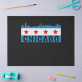  Chicago Flag Skyline Tissuepapier (Craft)