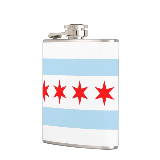 Chicago Flag Souvenir Heupfles (Links)