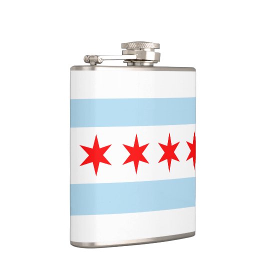 Chicago Flag Souvenir Heupfles (Rechts)
