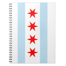 Chicago Flag Spiral Notitieboek