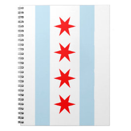 Chicago Flag Spiral Notitieboek