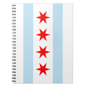 Chicago Flag Spiral Notitieboek