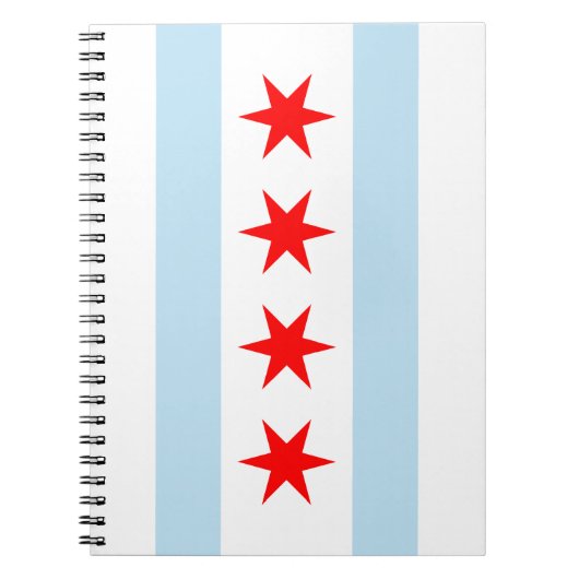 Chicago Flag Spiral Notitieboek (Voorkant)