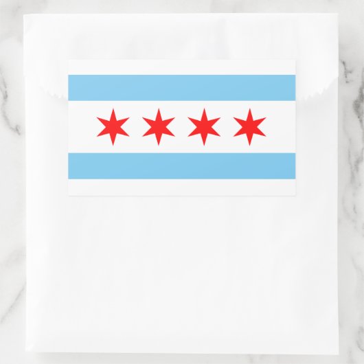 Chicago Flag Sticker (Tas)