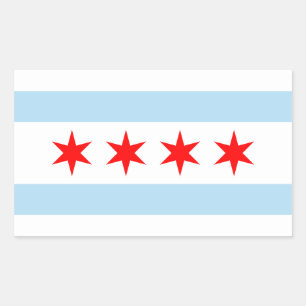 Chicago Flag Sticker