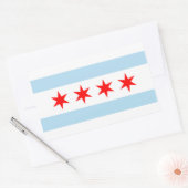 Chicago Flag Sticker (Envelop)
