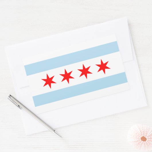 Chicago Flag Stickers (Envelop)
