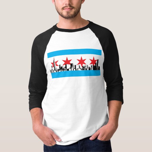 Chicago Flag T-shirt (Voorkant)