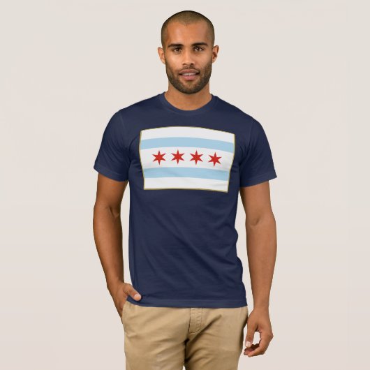 Chicago Flag T-shirt (Voorkant volledig)