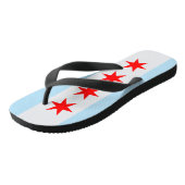 Chicago Flag Teenslippers (Schuin)