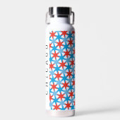 Chicago Flag Thor Water Bottle Waterfles (Voorkant)