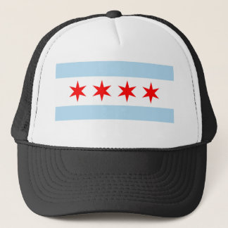 Chicago Flag Trucker Hat Pet
