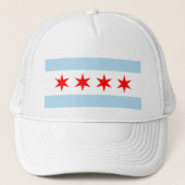 Chicago Flag Trucker Pet (Voorkant)