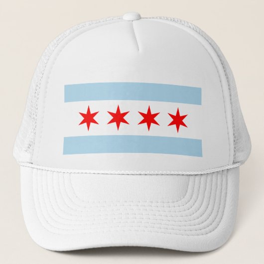 Chicago Flag Trucker Pet (Voorkant)