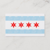 Chicago Flag Visitekaartje w/ 2017 Calendar (terug (Achterkant)
