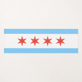 Chicago Flag Yoga Mat (Voorkant (horizontaal))
