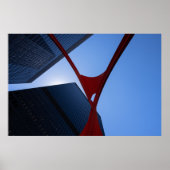 Chicago Flamingo Poster (Voorkant)