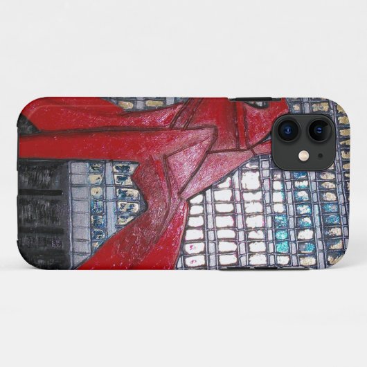 Chicago Flamingo Sculpture Case-Mate iPhone Case (Achterkant (horizontaal))