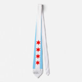 Chicago Flat Stropdas - Stars & Bars (Voorkant)