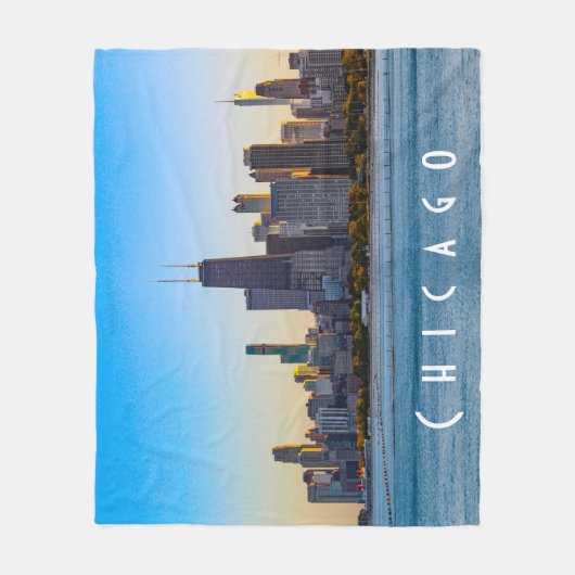 Chicago Fleece Blanket (Voorkant)