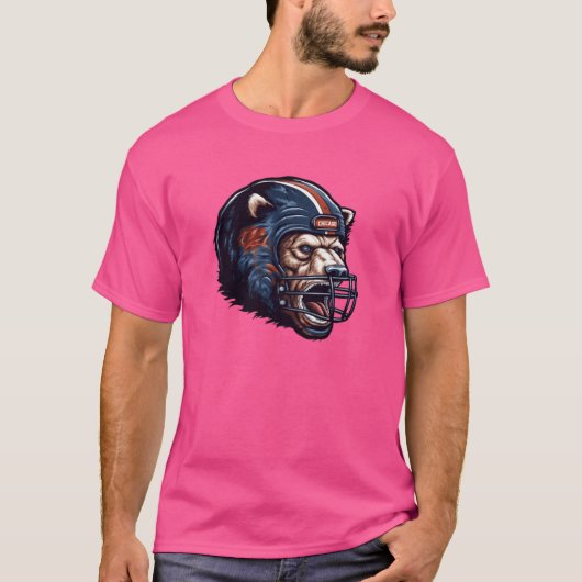 Chicago Football Helmet T-shirt (Voorkant)