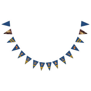 Chicago Football Sportteam Oranje blauwe banner