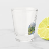 Chicago Foto Huwelijksgunst Cheers Shot Glass Shot Glas (Links)