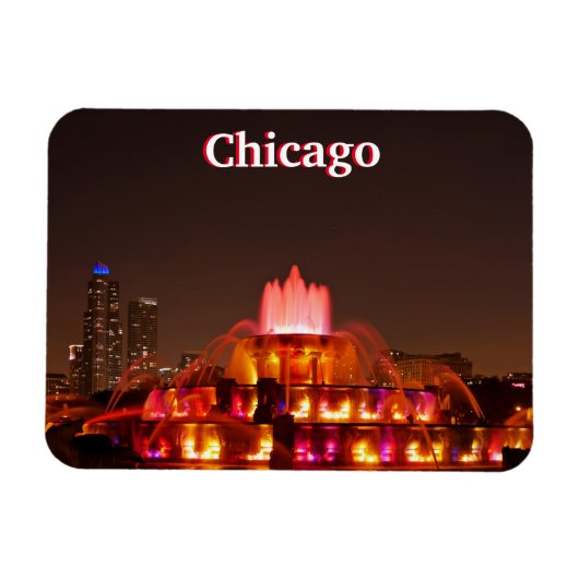 Chicago Fountain Magnet Magneet (Horizontaal)
