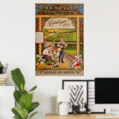  Chicago Gardening Flower Seeds Catalog Poster (Thuiskantoor)