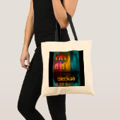 Chicago Gay Lesbian Interest Rainbow Wrigley Bldg Tote Bag (Voorkant (product))