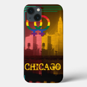 Chicago Gay Lesbian Interest Wrigley Building iPhone 13 Hoesje