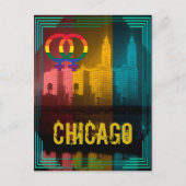 Chicago Gay Pride Lesbian 1930's Wrigley Building Briefkaart (Voorkant)