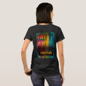Chicago Gay Pride Lesbian 1930's Wrigley Building T-shirt (Achterkant volledig)