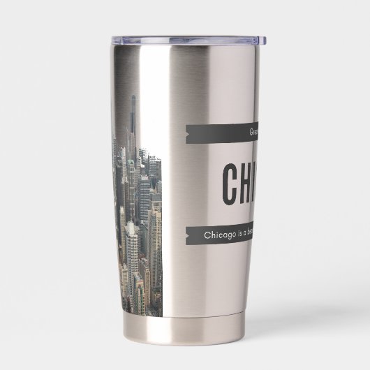 Chicago Geïsoleerde Drinkbeker (Links)