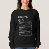 Chicago Girl Il Illinois Funny City Home Roots Usa Trui (Voorkant)