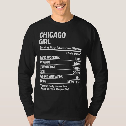 Chicago Girl T-shirt (Voorkant)