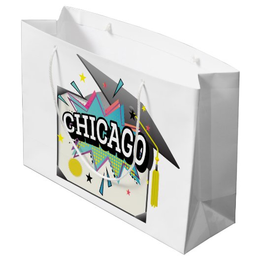 Chicago Gradate Groot Cadeauzakje (Achterkant Gekanteld)
