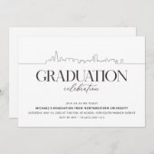 Chicago Graduation Party Kaart (Voorkant / Achterkant)