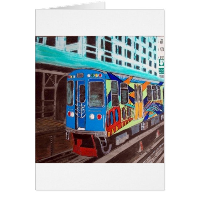 Chicago Graffiti El Train (Voorkant)