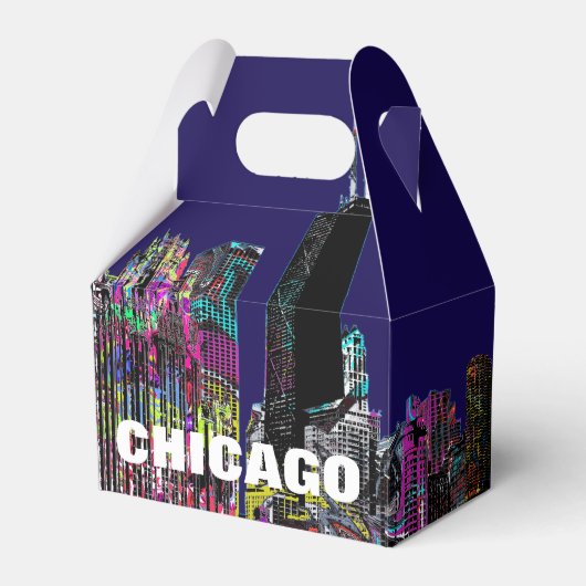 Chicago Graffiti Feest Bedankdoosjes (Voorkant Zijde)