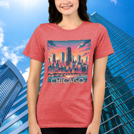 CHICAGO grafisch T-shirt