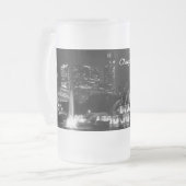 Chicago Grant Park Grayscale Frosted Mok (Voorkant links)