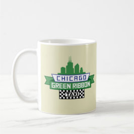 Chicago Green Ribbon Taxi Logo - Fan Art Koffiemok